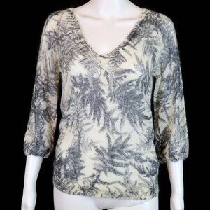 Guinevere Woodland Haze Mohair V Neck Sweater